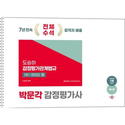 2025 박문각 감정평가사 1차 도승하 감정평가관계법규 마인드 맵