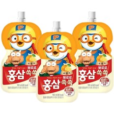 뽀로로 홍삼쏙쏙 오렌지 100ml/ 5개