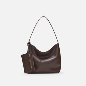 Mini pulpy hobo bag Umber