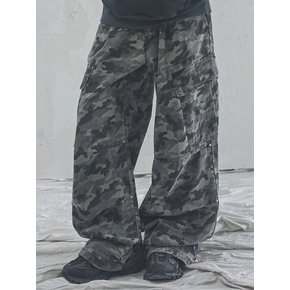 Side Big Cargo Pants LIGHT  CAMO