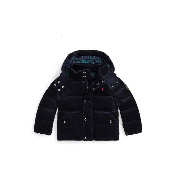 폴로 키즈 남아 2-7세 컨버터블 코듀로이 다운 재킷(CWPOOTWB6020366410)