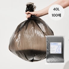 재활용 쓰레기 분리수거 배접 비닐봉투 40L 100매