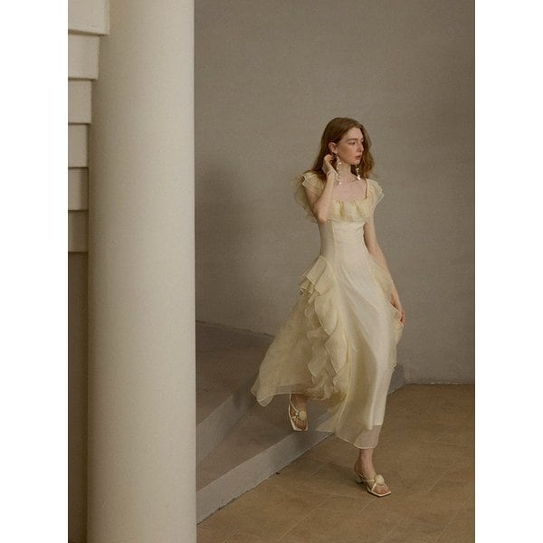 루미에르 러플 롱원피스