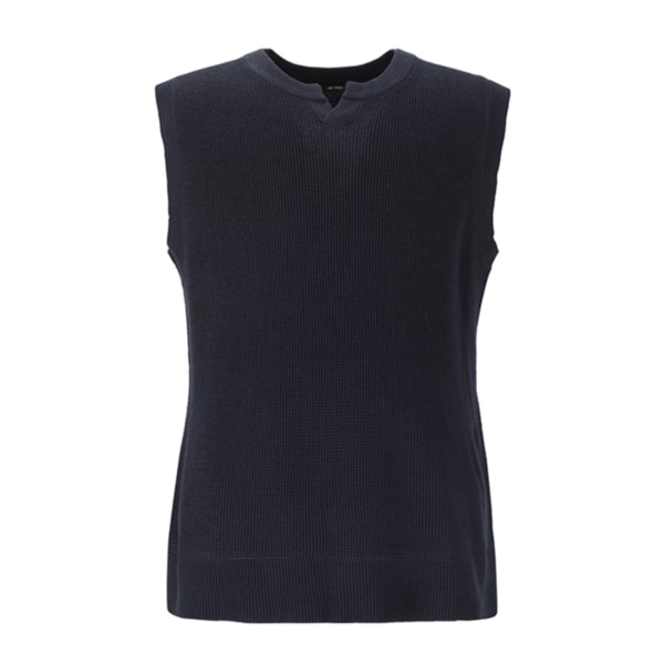 남성 와플 니트 베스트 (NAVY)
