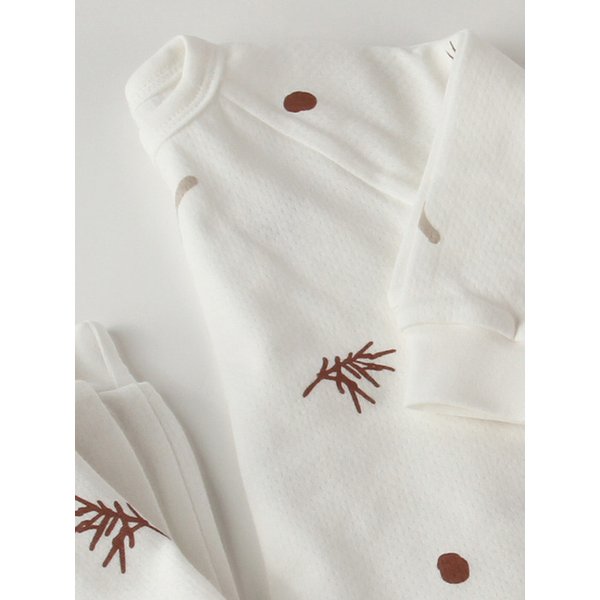 낙우송 실내복 상하 세트 - Autumn pine tree loungewear