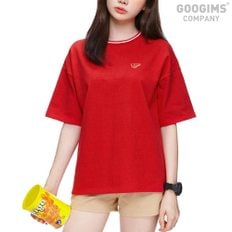 0140_ 요꼬라인 날개로고 라운드 반팔 티셔츠