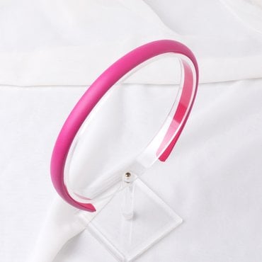메르시밴드 무광 컬러풀 슬림 헤어밴드1P_핑크