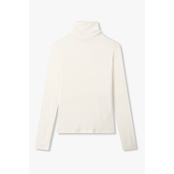 [2차 리오더] 스트레치 립 터틀넥 티셔츠 7125440500306