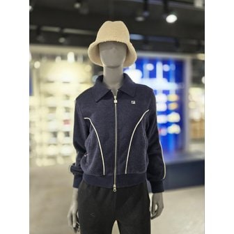 휠라 [파주점] 여성 기모 테리 집업(FS2FTG4361F-INK)