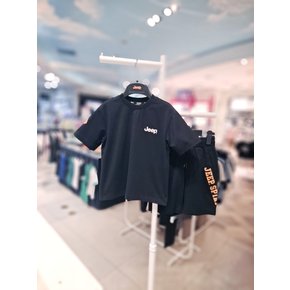 백 지프 스피릿 셋업 반팔티 KP2TSU163 반바지 KP2TPU163 BK