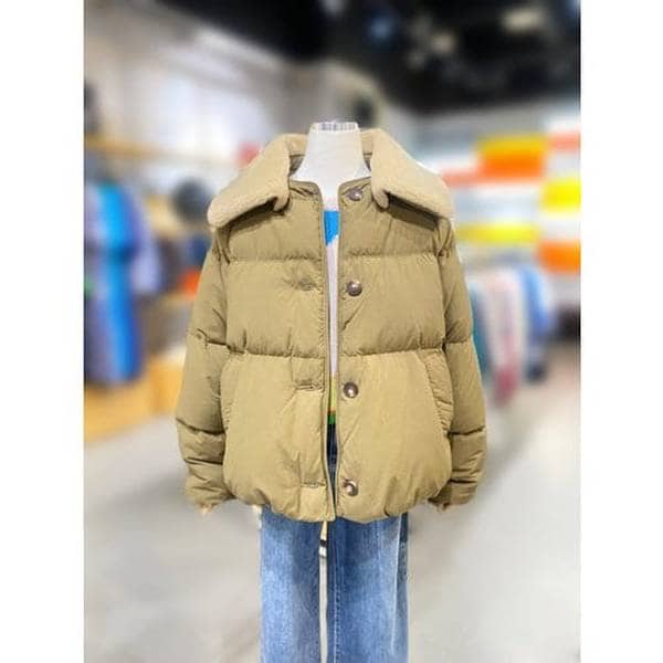 [여주점] 퍼 카라 덕 다운 패딩 (BAPDE1361)