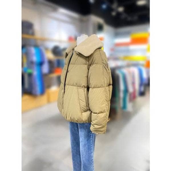 [여주점] 퍼 카라 덕 다운 패딩 (BAPDE1361)