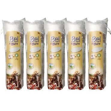 벨네이쳐 벨네이처 Bel Nature 유기농 화장솜 (원형/70ea) X 5개 (총 350매)