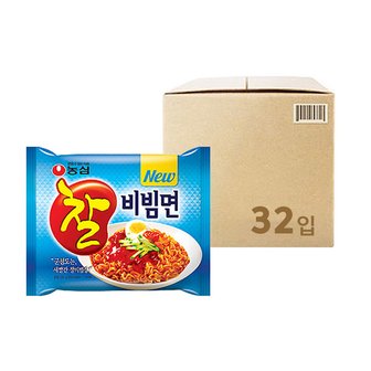 글로벌푸드 [농심]찰비빔면 (130g x 32개) (멀티팩)