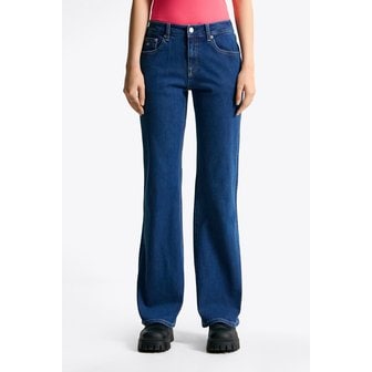 타미진스 여성 플레어 쉐입 다크 데님 팬츠 T32F0NEF06TWL1 TOMMY JEANS