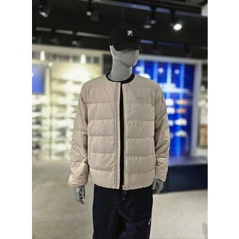 휠라 [파주점] 공용(여성핏별도) 에센셜 경량 U넥 다운 자켓(FS2DJG4101U-GRE)