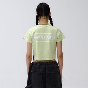 여성 스몰 로고 크롭 티셔츠 (WO136SCSSZ71)