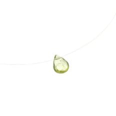 페리도트 플로팅 목걸이, Peridot Floating Necklace, 8월 August