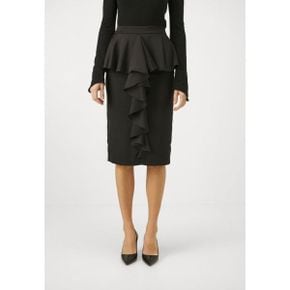 4406484 KARL LAGERFELD HUNS PICK RUFFLE SKIRT - Pencil skirt black 73449632