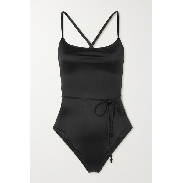 굿아메리칸 베케이션 벨티드 스트레치 새틴 수영복 1647597309548060