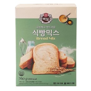 백설 지함 씨제이제일제당 식빵 믹스 380Gx2입 믹스