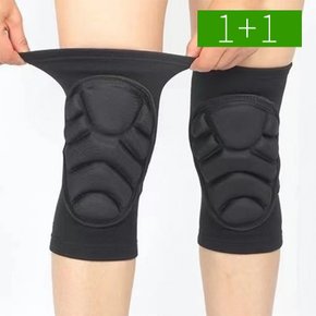 1+1 스포츠용 쿠션 무릎보호대 스판 러닝 농구 배구