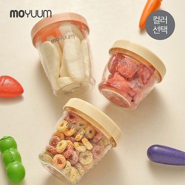 모윰 트라이탄 이유식용기 130ml 3개세트 - 컬러 선택