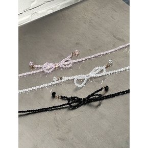 MINI RIBBON NECKLACE (3colors) AN223024