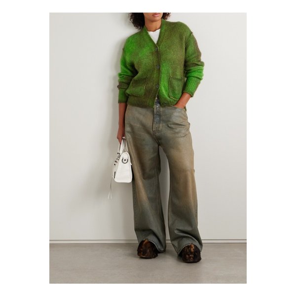 브러시드 니트 가디건 그린 1647597344752380