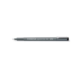  피그먼트라이너펜 흑 0.2 308 02-9 1자루 STAEDTLER (WDB640C)