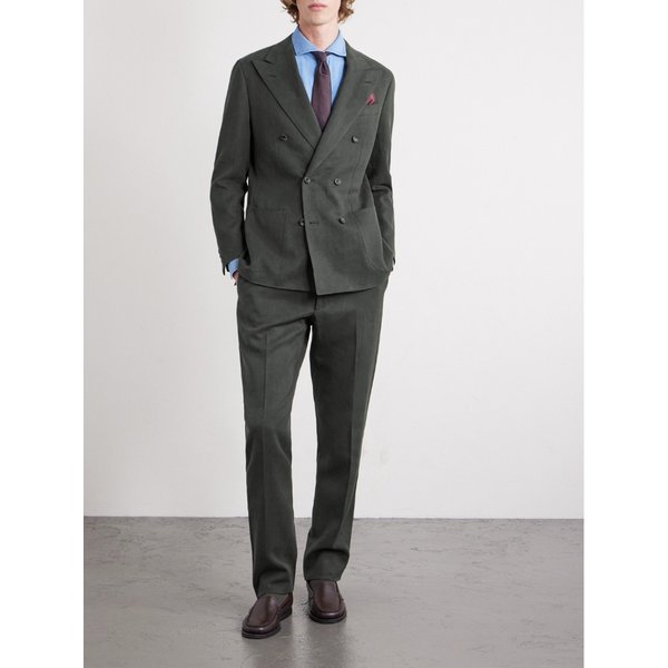 톰 스위니 더블브레스트 리넨 수트 46376663162899528