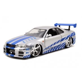 jada toys 124 FAST&FURIOUS 미니카 BRIAN`S NISSAN SKYLINE GT-R(R34) []