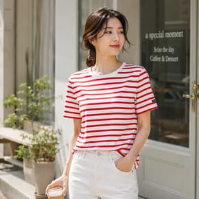 반팔티 레반트 모던 스트라이프 9863-KD