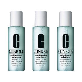 Clinique 크리니크 안티 블레미시 솔루션 클레어리파잉 로션 200ml 3개