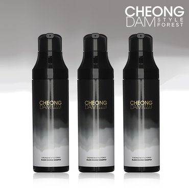 청담스타일 포레스트 블랙체인지 샴푸 200ml (흑갈색) x 3개