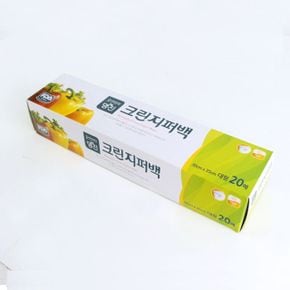 슈마켓 주방용 포장 크린지퍼백대20매 30x35 X ( 2세트 )