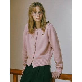 Love Cashmere Wool Knit Cardigan_Pink_S M