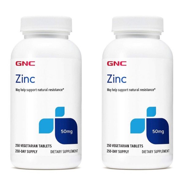 GNC Zinc 지앤씨 아연 50mg 250정 2개