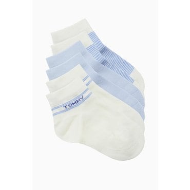 타미힐피거키즈 25/SS  T42F1ACK20CBT1  기프트 박스 베이비 삭스 3P 3컬러 (라이트 블루,핑크,네이비)