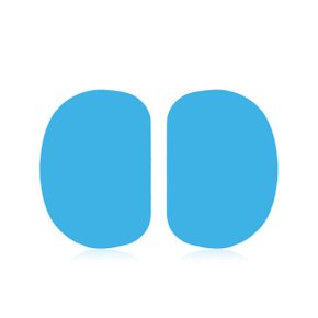 전용 EMS 나비 저주파 마사지기 리필 젤패드 2매 (1세트)