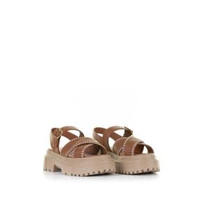 [호간] Sandals HXW6440FJ30LE9S003 CUOIO SCURO