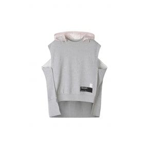 Detachable hood crop vest _RQVAS22532GYX