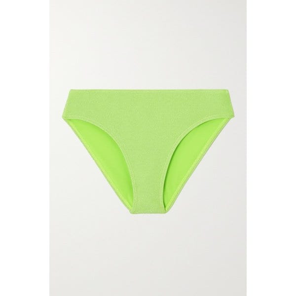 굿아메리칸 스파클 메탈릭 네온 비키니 브리프 그린 1647597309545673