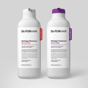 [닥터포헤어] 헤리티지 샴푸 500ml + 헤리티지 트리트먼트 500ml