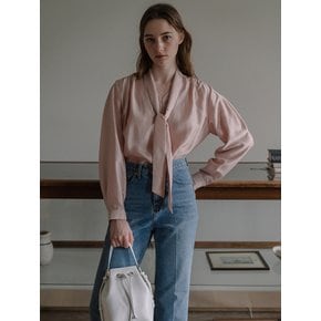 Silky Strap Blouse - Pink