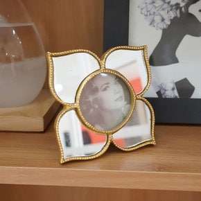 액자거울 꾸밈 디자인 벽거울 인테리어 꽃모양 미니