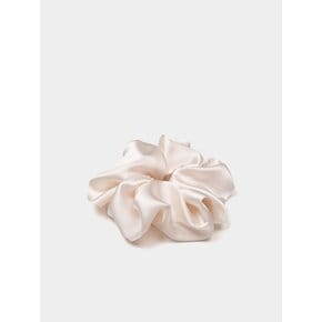 Silk Scrunchie (M) - Cream