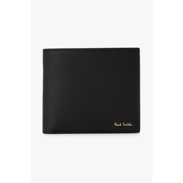 시그니처 스트라이프 인테리어 폴드 지갑(블랙) 5715339102000