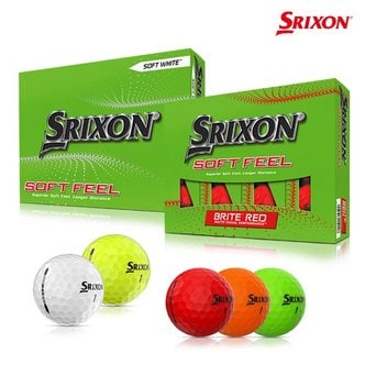  스릭슨 SRIXON 소프트필 2피스 골프볼/골프공 1더즌