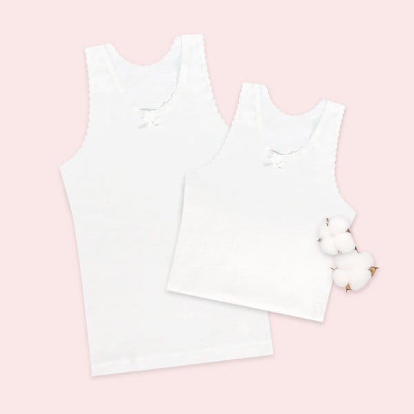 여아 순면 민소매 런닝 5매 세트